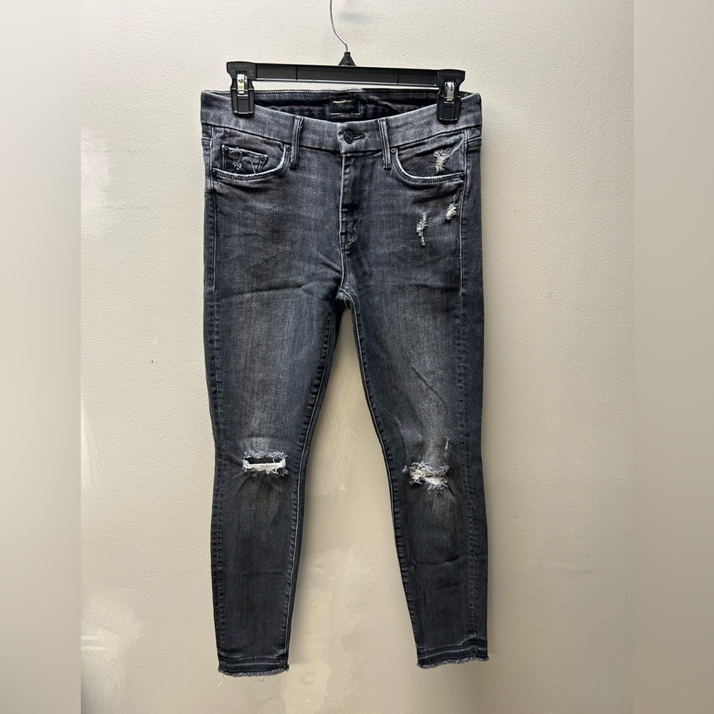 MOTHER Undone Hem Looker Ankle Jeans Size 27 - Picture 3 of 9